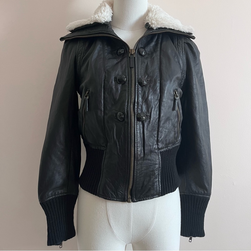 Juicy couture leather jacket